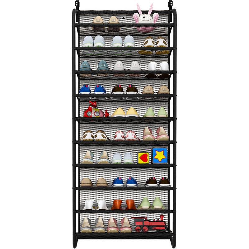 Hanging Shoe Rack for Door 10 Shelves Netsilla