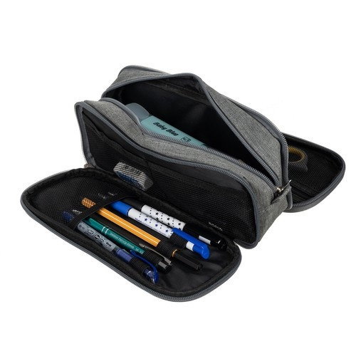 Estuche triple extensible - gris