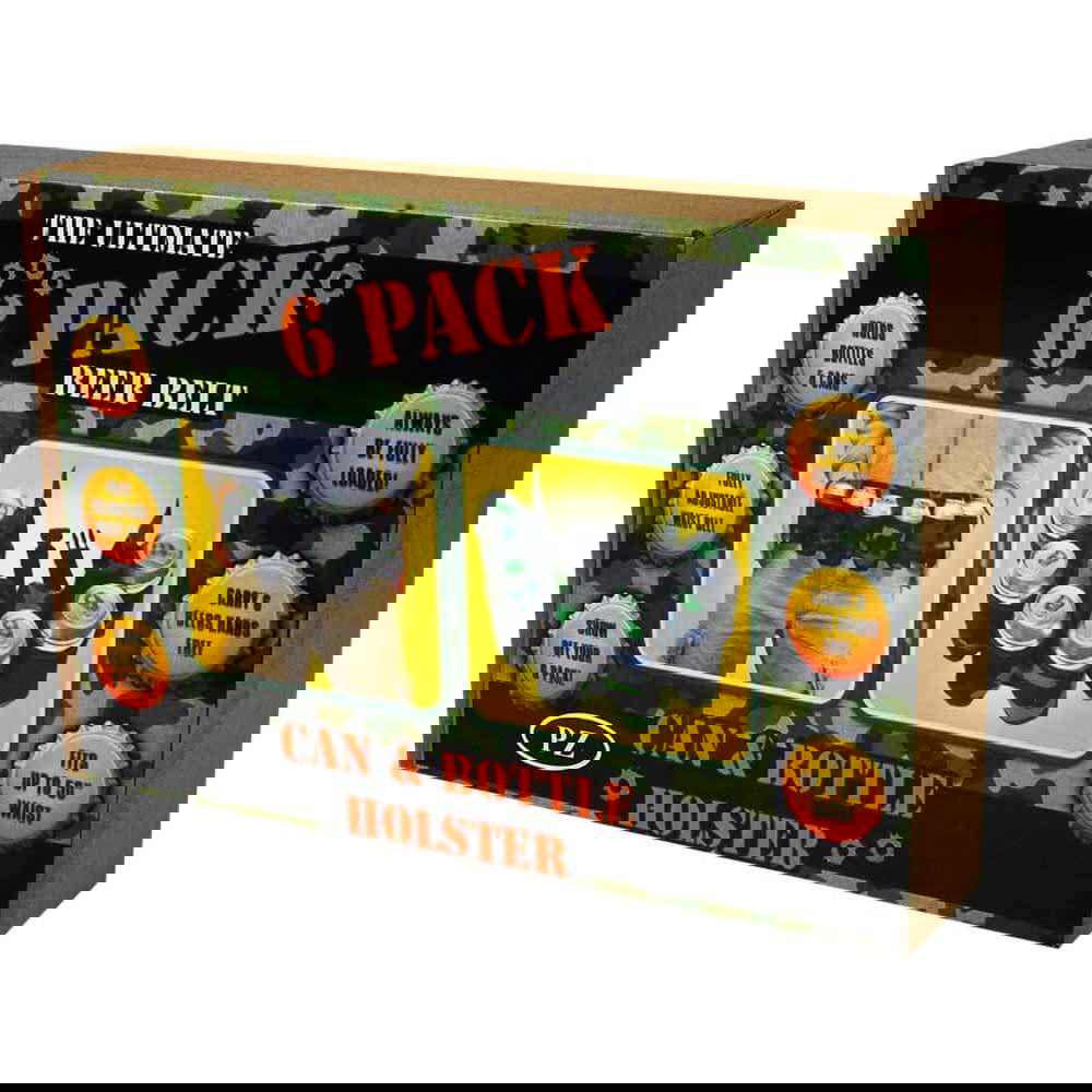 Bello Luna Biergürtel - Verstellbarer Getränkegürtel Für Outdoor Aktivitäten