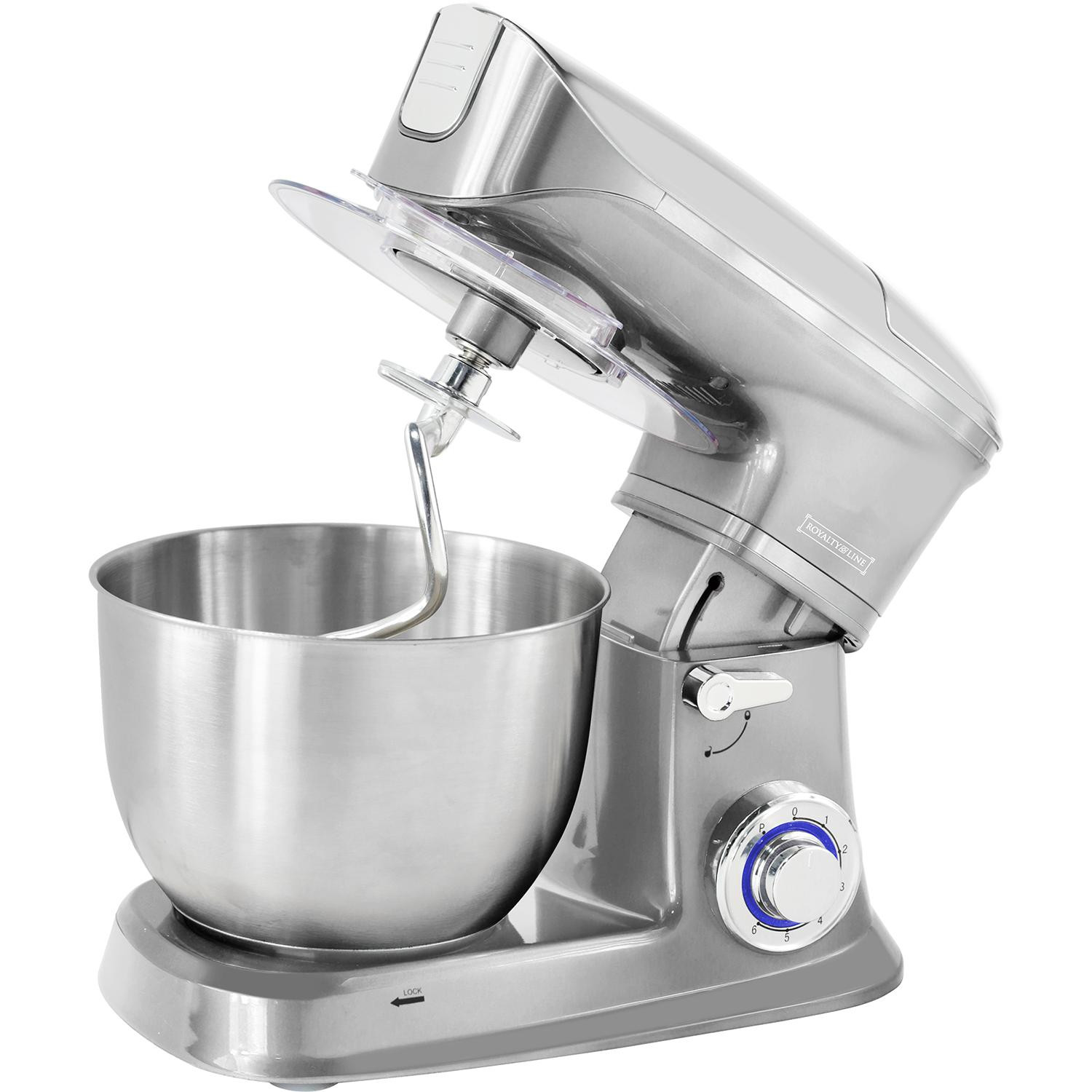 Elegant Kitchen Machine with 6 Speeds - Silver