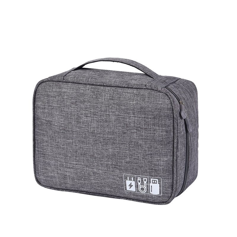 Electronics Bag, Grey Netsilla