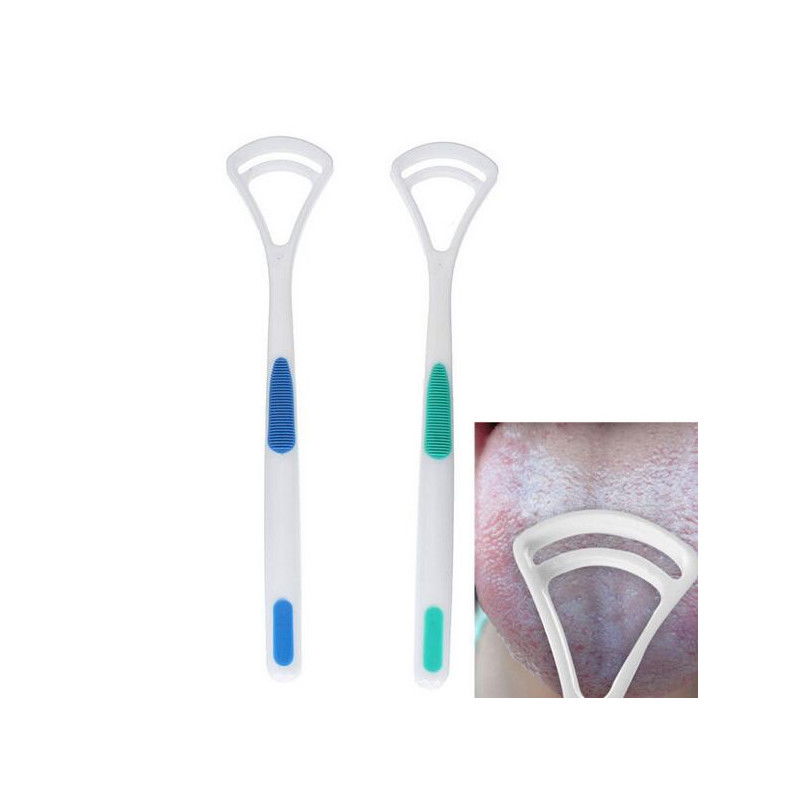 2x Tongue cleaner for better oral hygiene and breath Netsilla