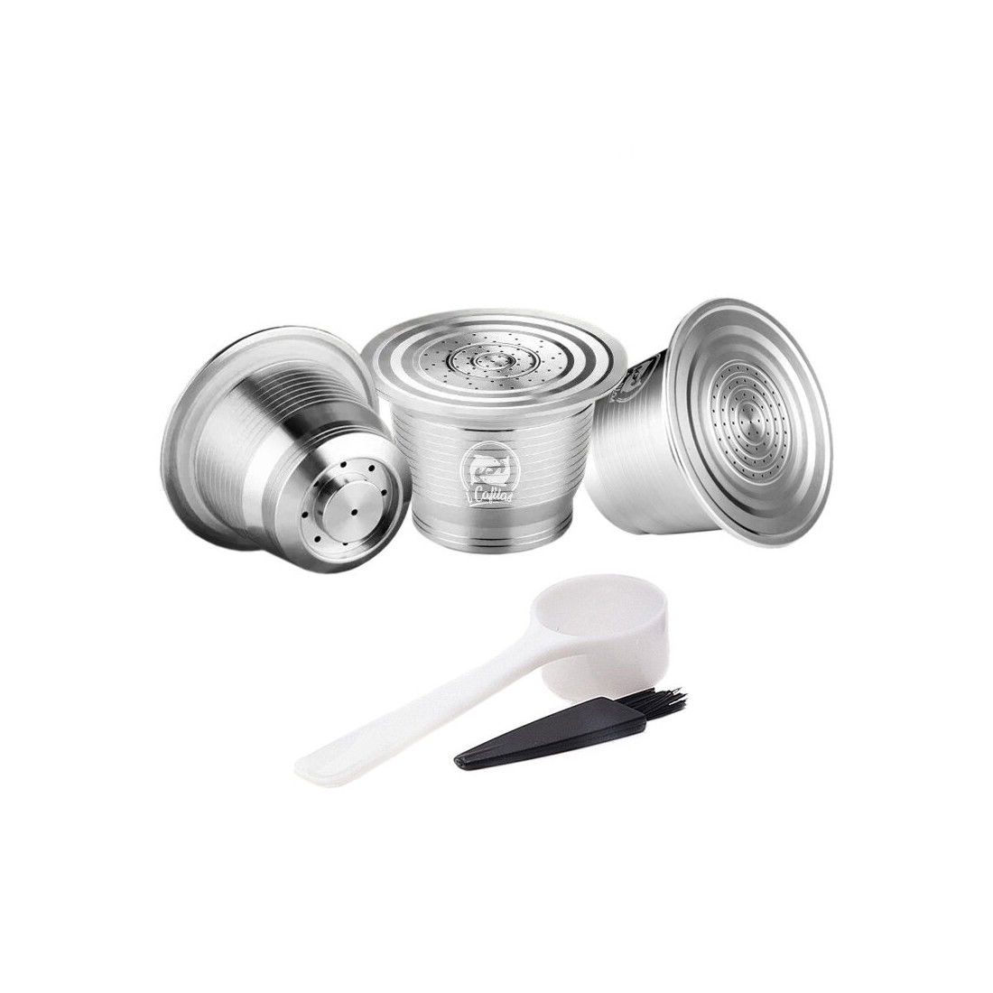 3x Reusable Coffee Capsules for Nespresso Machine Netsilla