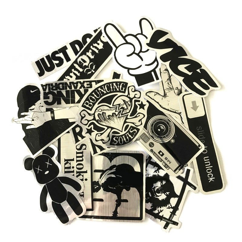 15x Stickers, Metal 3 Netsilla