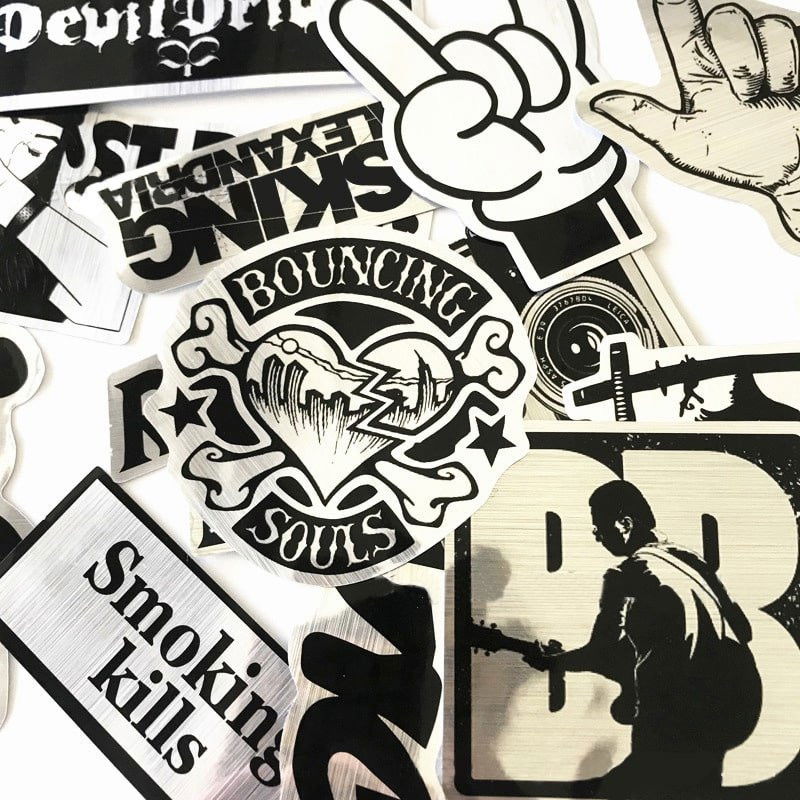 15x Stickers, Metal 3 Netsilla